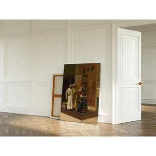 Les universitaires - Ludwig Deutsch | Reproduction Tableau Décoration murale affiche copie