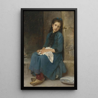 LonJeanBasile Perrault - Pensive Girl Innocence.webp
