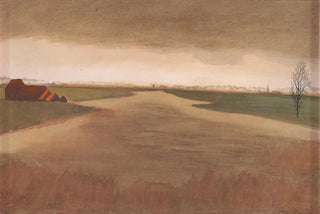 Lon Spilliaert - Landschap Keignaertkreek te Zandvoorde.webp