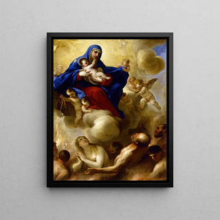 Luca Giodarno - Madonna and Child with Souls in Purgatory.webp