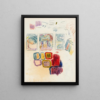 Magnus Enckell - Luonnos Veljesvala seinmaalaukseen ja vrej.webp