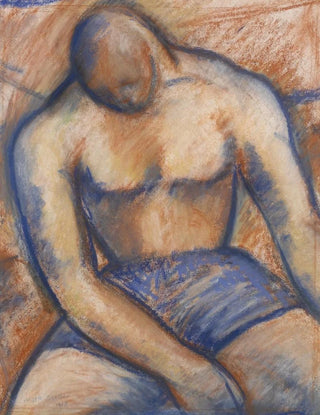 Mark Gertler - seated boxer.webp