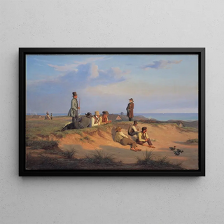 Martinus Rrbye - Mnd af Skagen en sommeraften i godt vejr.webp