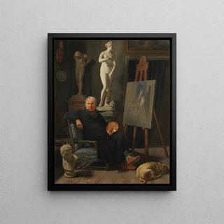 Martinus Rrbye - Portrait of the painter C A Lorentzen.webp