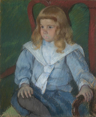 Mary Cassatt - Boy with Golden Curls Portrait of Harris Whittemore Jr BA 1918.webp