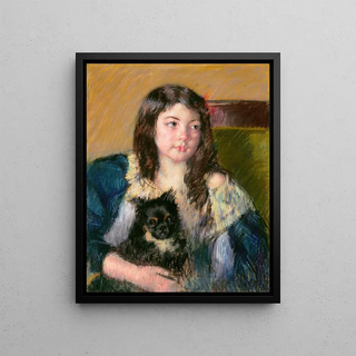 Mary Cassatt - Franoise Holding a Little Dog Looking Far to the Right.webp