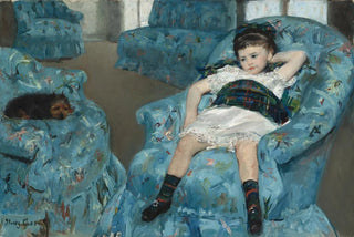 Mary Cassatt - Little Girl in a Blue Armchair.webp