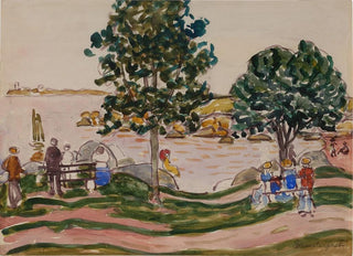 Maurice Prendergast - Curved Road New England.webp