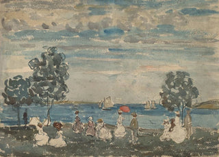 Maurice Prendergast - Figures on a Beach.webp
