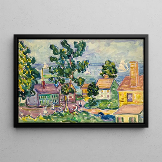 Maurice Prendergast - New England Coastal Village.webp