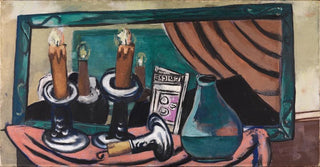 Max Beckmann - Stilleben mit gestrzter Kerze.webp