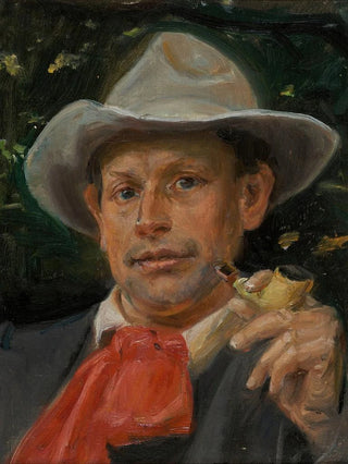 Michael Ancher - Portrait of Martin Andersen Nex.webp