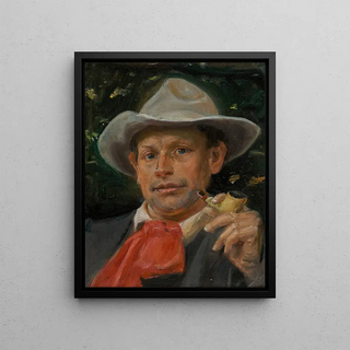 Michael Ancher - Portrait of Martin Andersen Nex.webp