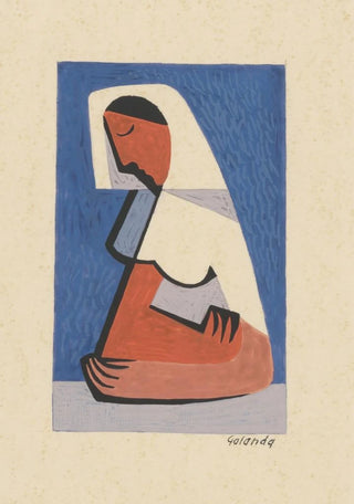 Mikul Galanda - A Girl at a Table.webp