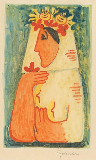 Mikul Galanda - Woman with a Garland.webp