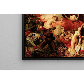 Mort de Sardanapale - Eugène Delacroix | Reproduction Tableau Décoration murale affiche copie