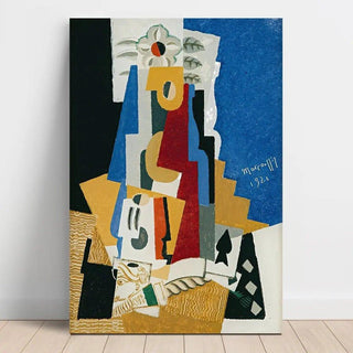 Nature Morte À L’as De Pique de Louis Marcoussis | Reproduction Tableau Décoration murale affiche copie