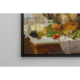 Nature morte d'automne dans l'atelier de l'artiste - Carl Moll | Reproduction Tableau Décoration murale affiche copie