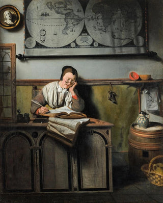 Nicolaes Maes - The Account Keeper.webp
