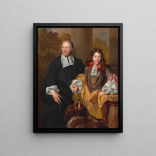 Nicolas de Largillire - Portrait of a Young Man and His Tutor.webp