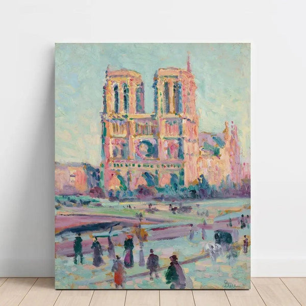 Reproduktion des Gemäldes Notre-Dame de Paris - Maximilien Luce