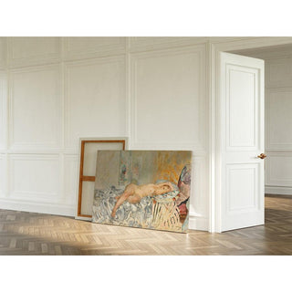 Nu Allongé au Coussin Espagnol - Henri Lebasque | Reproduction Tableau Décoration murale affiche copie