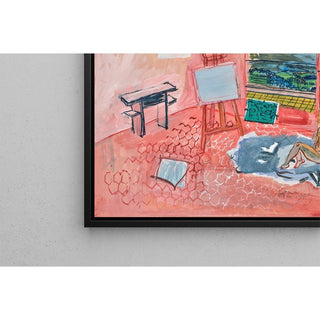 Nu dans l'Atelier Rouge de Vence - Raoul Dufy | Reproduction Tableau Décoration murale affiche copie