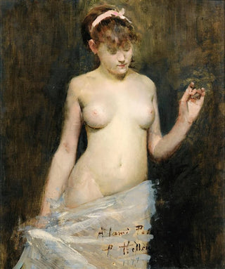 Paul Csar Helleu - Standing Nude.webp