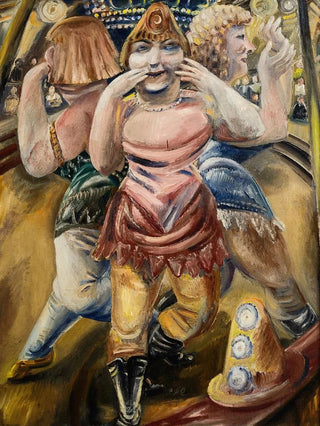 Paul Kleinschmidt - Kusshand werfende Zirkustnzerinnen.webp