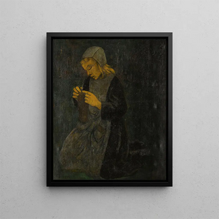 Paul Srusier - Jeune bretonne tricotant.webp