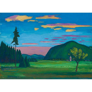 Paysage III - Karl Wiener | Reproduction Tableau Décoration murale affiche copie