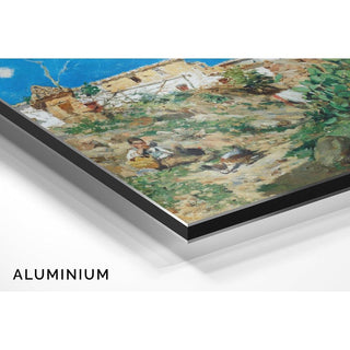 Paysage avec personnage à Sagunto, Valence - Joaquín Sorolla | Reproduction Tableau Décoration murale affiche copie