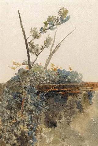Peter De Wint - Study of ivy.webp