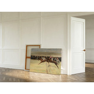 Pferderennen in den Cascinen - Max Liebermann | Reproduction Tableau Décoration murale affiche copie