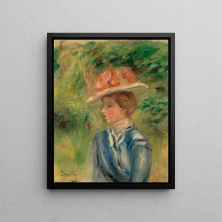 PierreAuguste Renoir - Jeune femme au chapeau fleuri.webp