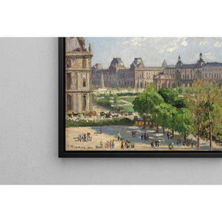 Place du Carrousel, Paris - Camille Pissarro | Reproduction Tableau Décoration murale affiche copie