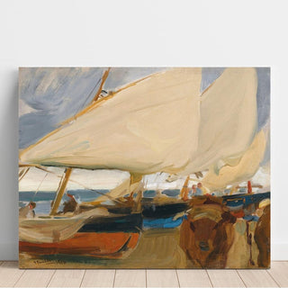 Plage de Valence - Joaquín Sorolla | Reproduction Tableau Décoration murale affiche copie