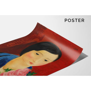 Portrait - Moïse Kisling | Reproduction Tableau Décoration murale affiche copie