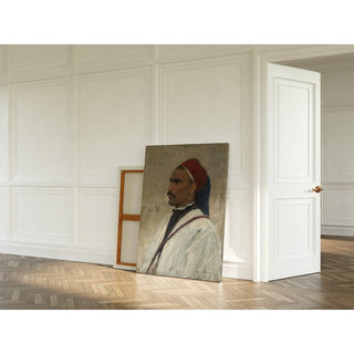 Portrait d'un Arabe - Wilhelm Kuhnert | Reproduction Tableau Décoration murale affiche copie