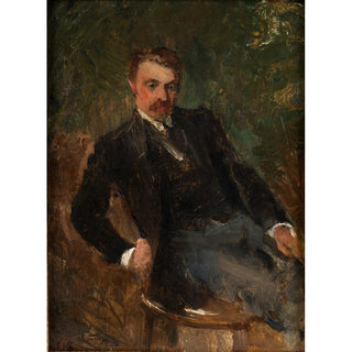 Portrait de Juhani Aho - Venny Soldan-Brofeldt | Reproduction Tableau Décoration murale affiche copie