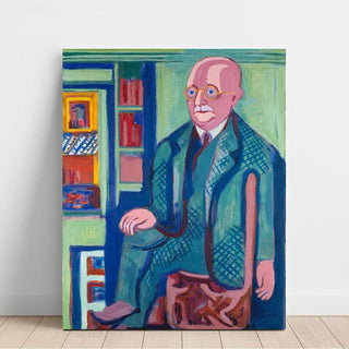 Portrait du Docteur Carl Hagemann - Ernst Ludwig Kirchner | Reproduction Tableau Décoration murale affiche copie