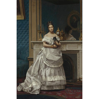 Portrait of Marie-Anne d'Escoubleau de Sourdis, Madame Charles-Joachim Lefèvre - Jean-Léon Gérôme | Reproduction Tableau Décoration murale affiche copie