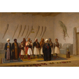 Prière dans la maison du chef Arnaut - Jean-Léon Gérôme | Reproduction Tableau Décoration murale affiche copie