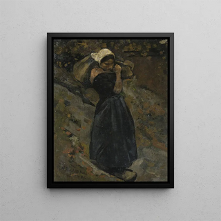Richard Nicolas Roland Holst - A Peasant Woman carrying a Sack.webp