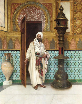 Rudolf Ernst - An elegant chieftain in his palace.webp
