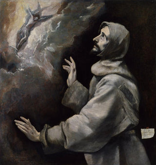 Saint François recevant les stigmates - El Greco Domenikos Theotokopoulos