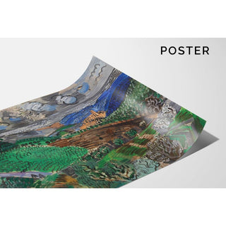 Saint-Paul de Vence - Raoul Dufy | Reproduction Tableau Décoration murale affiche copie