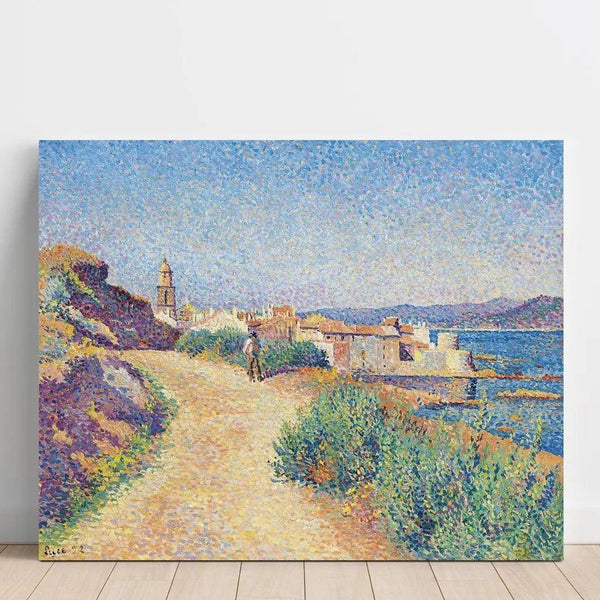 Reproduktion des Gemäldes Saint-Tropez - Maximilien Luce