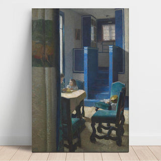 Salon dans la maison sur la Hohen Warte - Carl Moll | Reproduction Tableau Décoration murale affiche copie