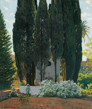Santiago Rusiol - La Fuente De Los Cipreses.webp